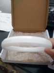 white ceramic ring factory engy print for ink cup pad printer100/90/12